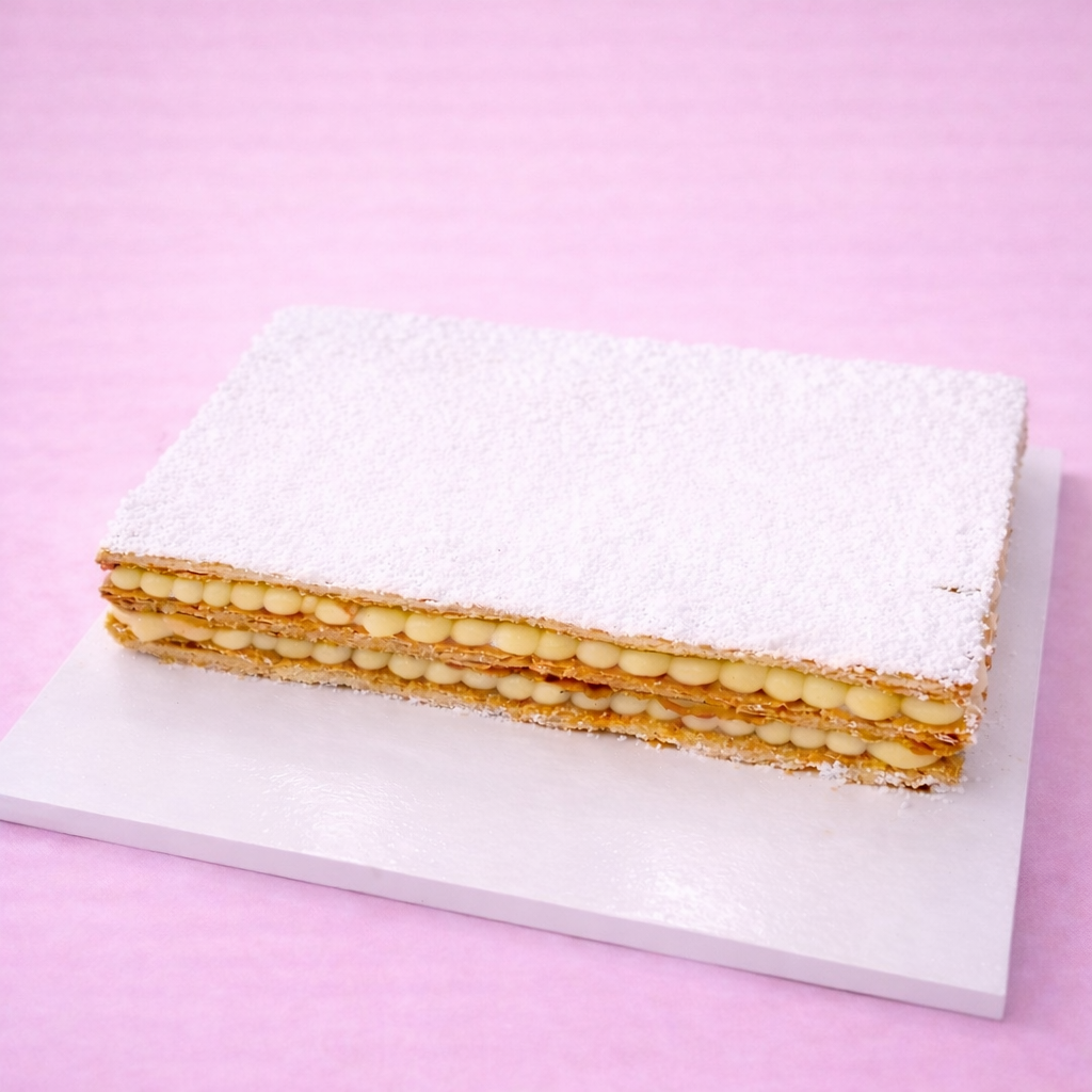 MILHOJAS (POSTRE DE HOJALDRE CON CREMA PASTELERA)